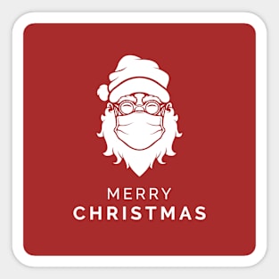 Santa Claus with Mask Sticker